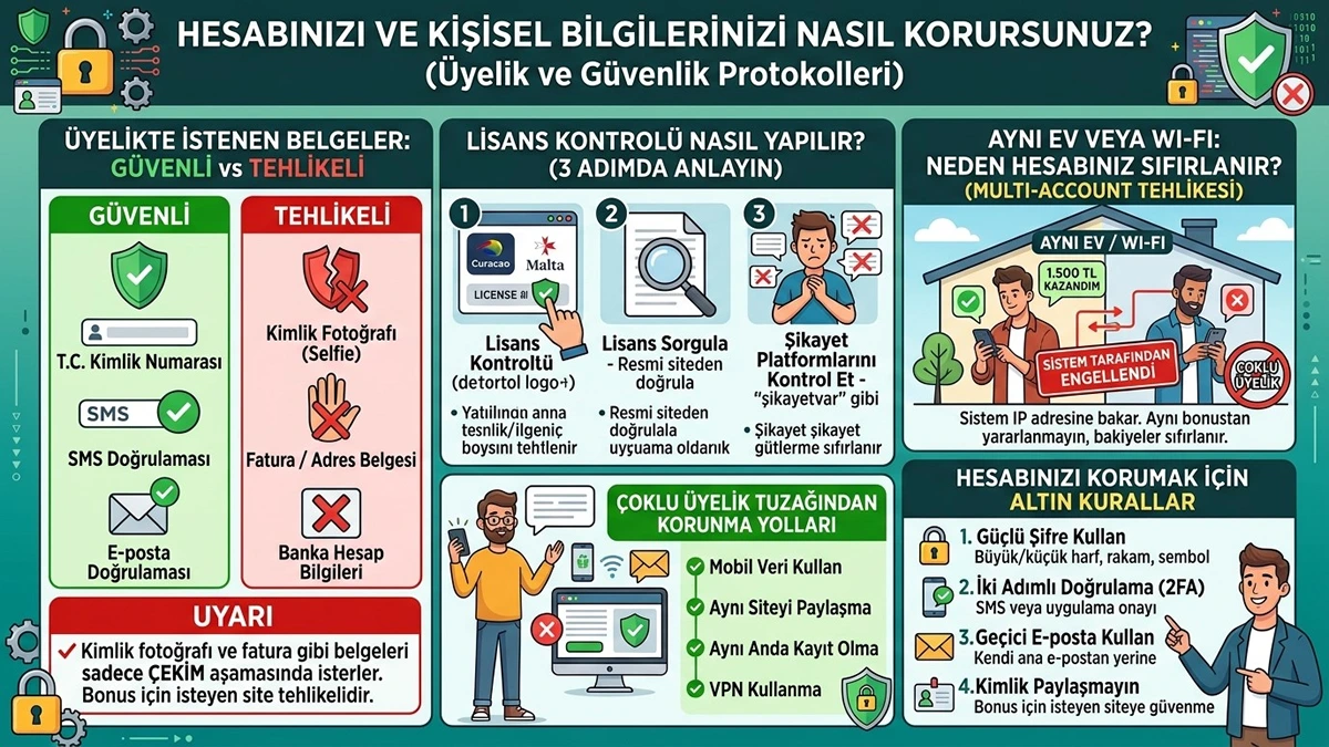 üye olduğunuz sitelerde kişisel bilgileriniz nasıl korunuyor